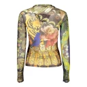 Desigual Dame Topper Gul M,