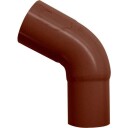 Plastmo bend Ø110mm 60° brun