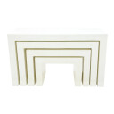 Europalms Leichtsin Deco Tables, White