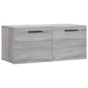  Veggskap grå sonoma 80x36,5x35 cm konstruert tre 8720845949471