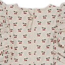 Konges Sløjd Manuca Frill Onesie Cherry Motif (80 / 1 år)