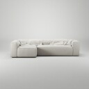 Decotique Grand 4 seter Sofa Divan Venstre   Hjørnesofaer & Divansofaer Micro Chenille Moon White   328024 328020