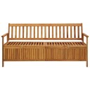 Oppbevaringsbenk hage 170 cm heltre akasie