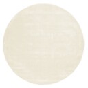 Rundt teppe   Recycled PET with viscose look offwhite Størrelse: Ø 120 cm