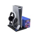 Multifunksjonell ladestasjon for PS5 og tilbehør