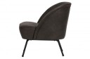 BePureHome Vogue Loungestol - sort resirkulert skinn
