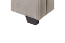 Seng med oppbevaring Vincennes   Taupe svart 140x200 cm