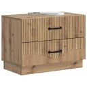  Nattbordskap Artisan eik 62 x 34,5 x 44,5 cm Konstruert tre