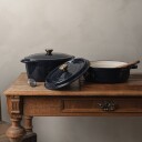 Christiania 1739 Støpejernsgryte Lav 3,4l Mørk Blå
