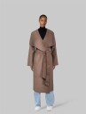 Clermonte Nova Wool Coat Brown