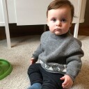 Bluum Strik Strikkegenser Dinosaur - garnpakke i Bluum Pure Eco Baby Wool