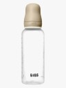 BIBS Glow 270 ml Silikon Tåteflaske for Nattmating i Vanilla