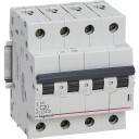 Legrand 3 stk RX³ MCB automatsikring C20 4P 4M 4,5kA