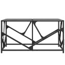  Salongbord med svart glassplate 78,5x40x41 cm stål 845995