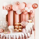 Club Green Hootyballoon Ballongbue med Streamers Hvit Roségull Metallic HBMM356