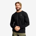 Revolutionrace Herre Overdeler Langermede skjorter Mission Logo Long sleeved T shirt Herre Cypress XS