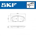 Bremseklosser SKF VKBP 81391