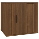 vidaXL Nattbord brun eik 50x39x47 cm