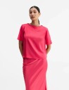 Ahlvar Gallery Lola Satin Tee Pink L