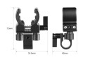 SmallRig 1993B Universell Shotgun Mikrofonholder i Aluminium Sort