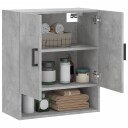  Veggskap betonggrå 60x31x70 cm konstruert tre 8720845947538