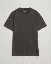 Bread & Boxers Pima Cotton Crew Neck T Shirt Charcoal
