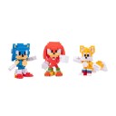 Sonic Figurer – 3 stk 6,5 cm – Sonic Knuckles og Tails