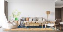 Wilton teppe   Sindia beige/blå Størrelse: 200 x 280 cm