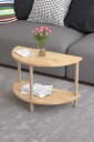 Sofabord Hanah Home Peka Cube 60 x 42 x 30 cm Sapphire Oak   Sapphire Oak