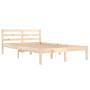 vidaXL Sengeramme heltre furu 120x200 cm