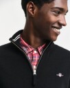 Lammeullsgenser med half-zip BLACK XXXL