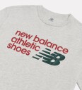 New Balance T skjorte   Ash Heather   New Balance   10 11 år (140 146)   T skjorte Grå Grønn Rød