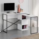 Menora Skrivebord 110 cm - Hvit