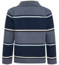 Hummel Poloskjorte   HmlMini   Loose   Stripe   Flint Stone   Hummel   4 år (104)   Genser Blå Grå Hvit Lyseblå Marineblå