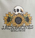 Jack & Jones Junior T skjorte jorCatskills Skull Tee SS CN SN Jnr Grønn