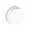 Vola RS3 affaldsbeholder, Ø38 cm, hvit/børstet rustfritt stål
