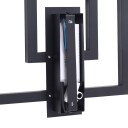 Lindby LED-taklampe Madamo svart 30 cm 3000K