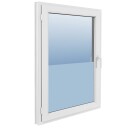  Rent frostet vindufolie mot innsyn melkeglass klebende 0,9x5 m