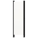 vidaXL Romdeler 4 paneler kremhvit 200x180 cm