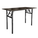 Sammenleggbart skrivebord 120x60x75cm   Svart Valnøtt