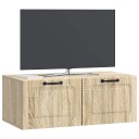  Vegghengt TV skap Sonoma eik 78,5 x 41 x 30 cm Konstruert tre