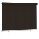 vidaXL Utendørs rullegardin 205 (B) x 140 (H) cm brun HDPE