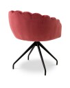 Luzern spisestol savona faded red velvet