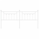  Sengegavl i metall hvit 200 cm 8720845884048