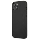 Mercedes AMG Leather Hardcase til iPhone 14 Plus 6,7" Svart med Varmstempling