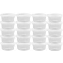 Creativ Company Plastglass med lokk 125 ml 20 pakning
