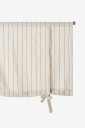 Ellos Home   Roll up gardin Elly Thin Stripe Rollup i resirkulert halvlinne   Rød