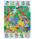 Djeco Gigantisk puslespill 54 Brikker 70x50 cm Jungle Djeco OneSize Puslespill