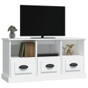vidaXL TV-benk hvit 100x35x50 cm konstruert tre