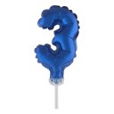 Tallballong Mini Blå   Tallet 3